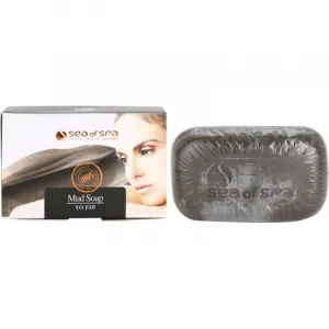 Sea of Spa Essential Dead Sea Treatment tuhé mydlo s čiernym bahnom 125 g