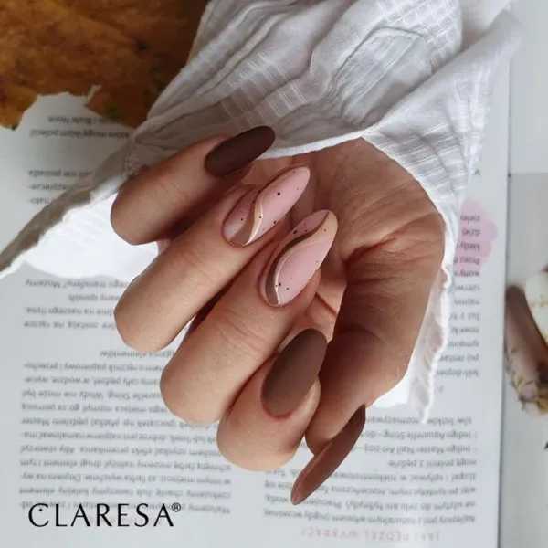 Claresa UV/LED Top Mat No Wipe vrchný gélový lak pre matný vzhľad 5 g