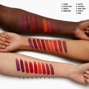 MAC Cosmetics Locked Kiss 24h Lipstick dlhotrvajúci rúž s matným efektom odtieň Renegade 1.8 g