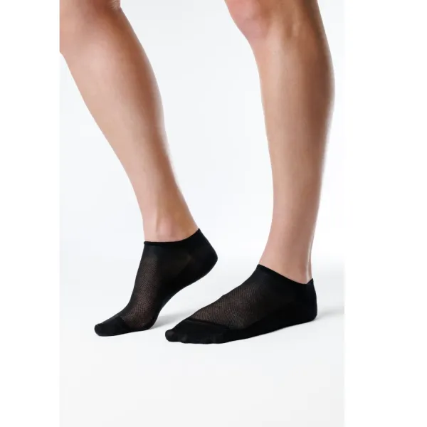 Barefoot teniskové ponožky SMESH Black - 2 pack