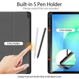 DUX DOMO Zaklápacie puzdro pre Samsung Galaxy Tab S10 FE+ čierne