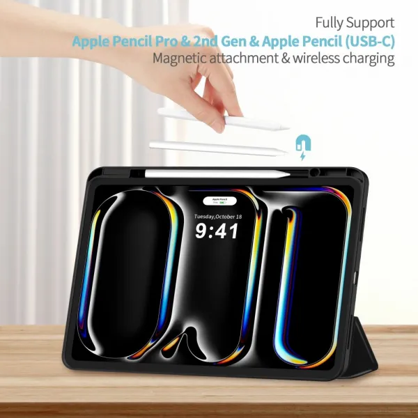 Tech-Protect SC Pen puzdro na iPad Pro 13'' 7-8gen 2024-2025, čierne