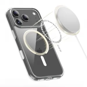 Tech-Protect FlexAir Hybrid CC MagSafe kryt na iPhone 17 Pro Max, priesvitný