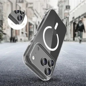 Tech-Protect FlexAir Hybrid CC MagSafe kryt na iPhone 17 Pro Max, priesvitný