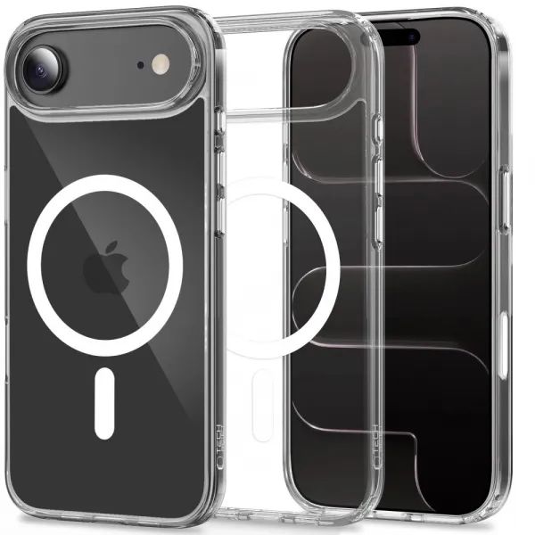 Tech-Protect FlexAir Hybrid CC MagSafe kryt na iPhone 17 Air, priesvitný