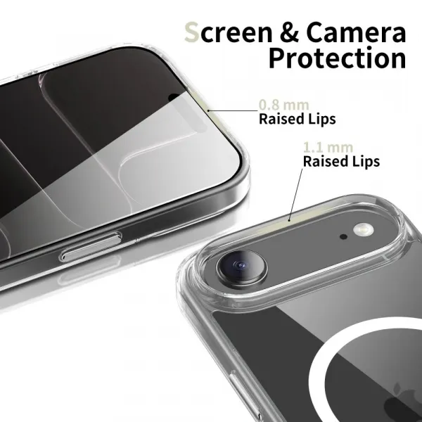 Tech-Protect FlexAir Hybrid CC MagSafe kryt na iPhone 17 Air, priesvitný