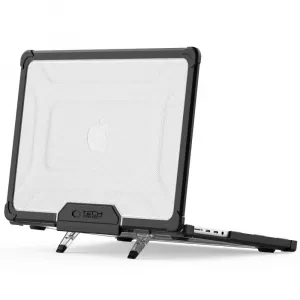 Tech-Protect Smartshell kryt na Macbook Pro 14'' M1-M5 2021-2025, čierny / priesvitný