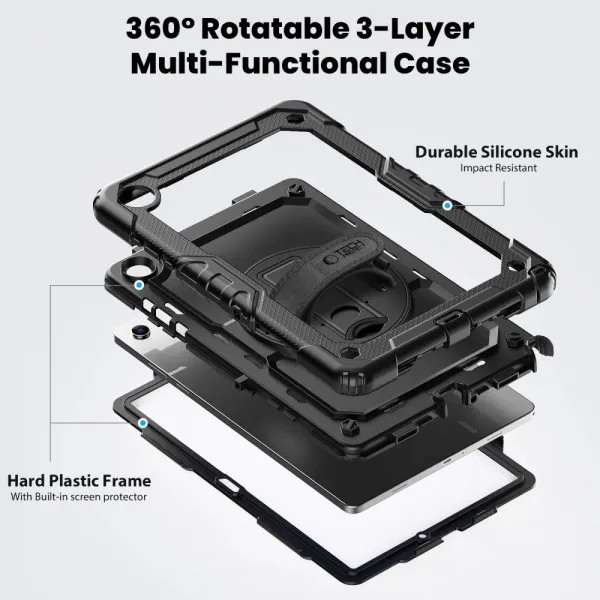 Tech-Protect Solid kryt na Samsung Galaxy Tab A9 Plus / A11 Plus 11'', čierne