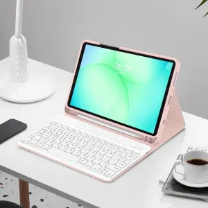 Puzdro Tech-Protect SC Pen + klávesnica, Samsung Galaxy Tab A9 / A11 8.7 X110 / X115 / X133 / X135, ružové