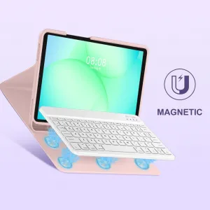 Puzdro Tech-Protect SC Pen + klávesnica, Samsung Galaxy Tab A9 / A11 8.7 X110 / X115 / X133 / X135, ružové