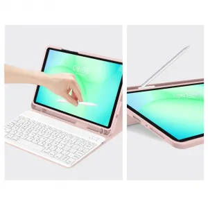 Puzdro Tech-Protect SC Pen + klávesnica, Samsung Galaxy Tab A9 / A11 8.7 X110 / X115 / X133 / X135, ružové