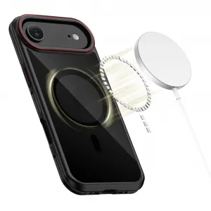 Tech-Protect MagHybrid MagSafe kryt na iPhone 17 Air, čierny / červený