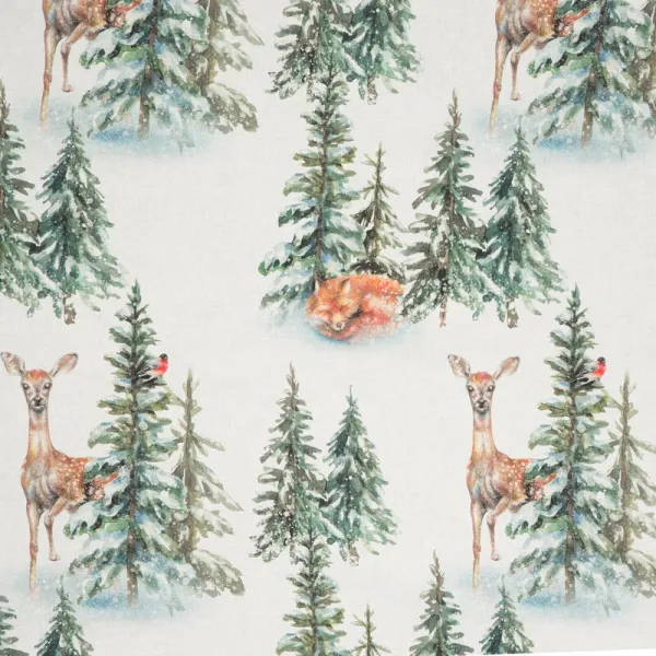 Posteľná súprava DEER biela / zelená