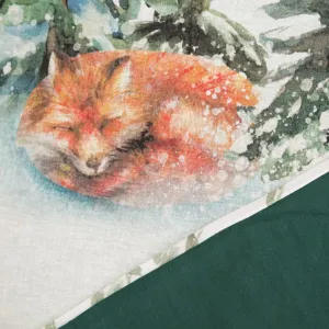 Posteľná súprava DEER biela / zelená