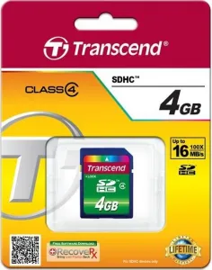 Karta TRANSCEND SDHC 4 GB triedy 4