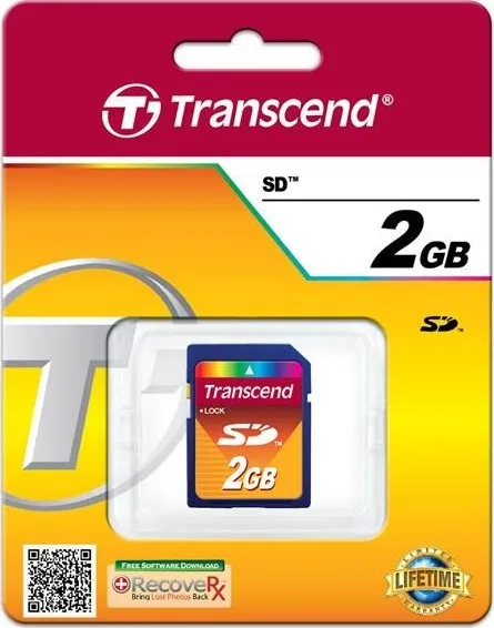 Karta TRANSCEND SD 2 GB (štandardná)