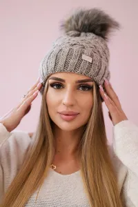 Legínovo Čiapka K169 tmavo béžová Farba: Čierna, Veľkosť: UNI