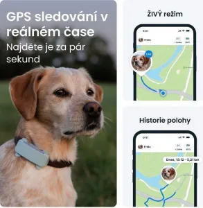 NoName Tractive DOG 6 – GPS lokátor pro psy a monitor zdraví, mátový