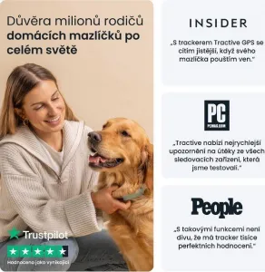 NoName Tractive DOG 6 – GPS lokátor pro psy a monitor zdraví, mátový