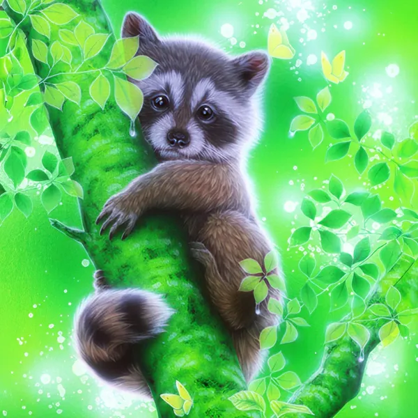 Weltbild Diamantové malování Sladký mýval