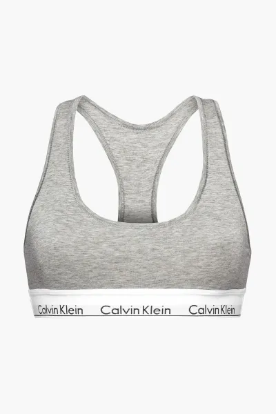 Sivá melírovaná podprsenka Calvin Klein Underwear