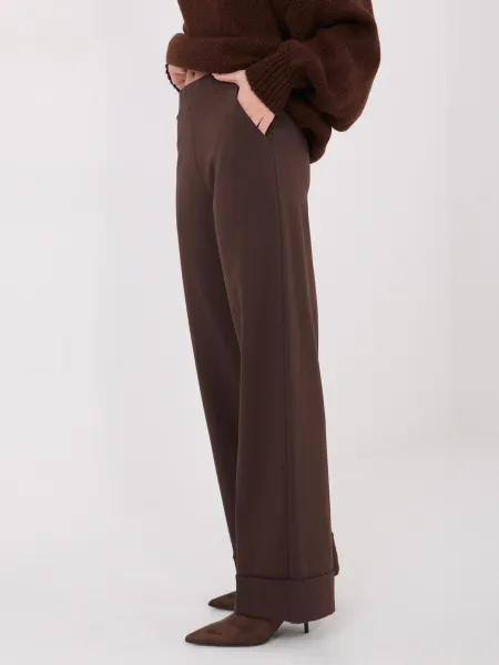 Trousers-IT-SP-FL9877.64-dark brown