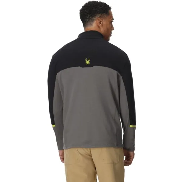 Spyder SPEED FLEECE JACKET Pánska bunda, tmavo sivá, veľkosť