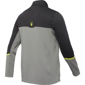 Spyder SPEED FLEECE JACKET Pánska bunda, tmavo sivá, veľkosť