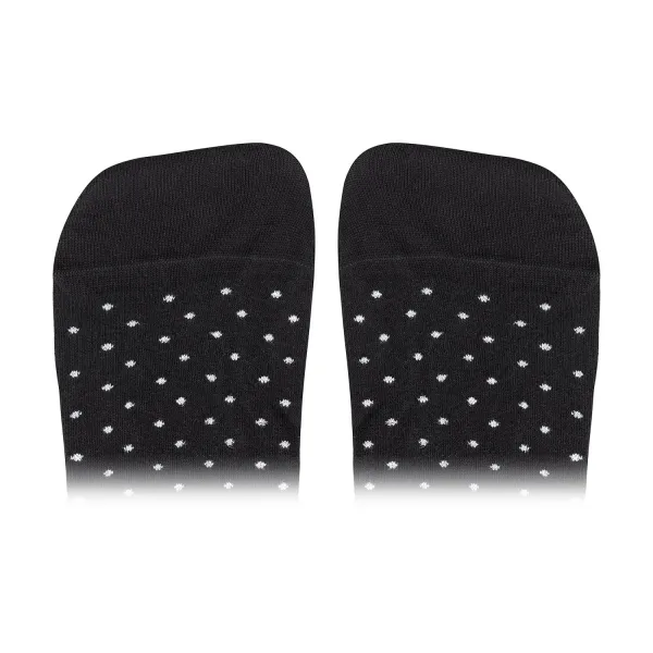 Barefoot bodkované lurex ponožky STARDUST Black