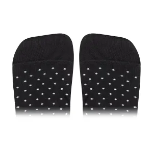 Barefoot bodkované lurex ponožky STARDUST Black
