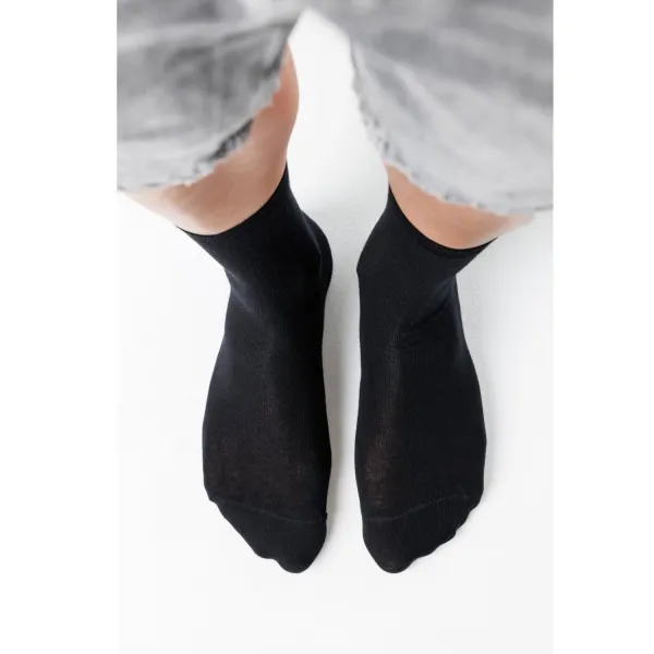 Barefoot klasické ponožky SMOOTH Black