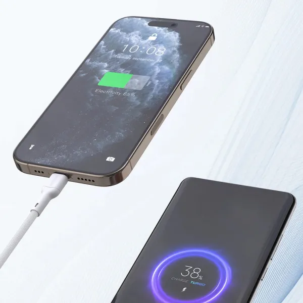 Dudao L9C Max kábel USB-C - USB-C, 240W, PD, 2 m, biely