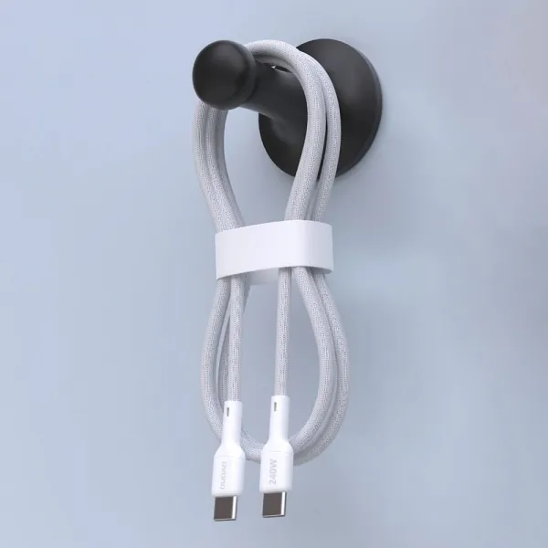 Dudao L9C Max kábel USB-C - USB-C, 240W, PD, 2 m, biely