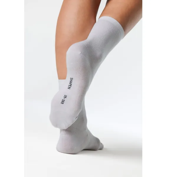 Barefoot klasické ponožky SMOOTH White