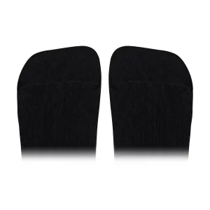 Barefoot rebrované lurex ponožky SHIMMER Black