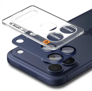 Spigen Optik Pro XL TR EZ Fit ochrana fotoaparátu, iPhone 17 Pro Max, modrá