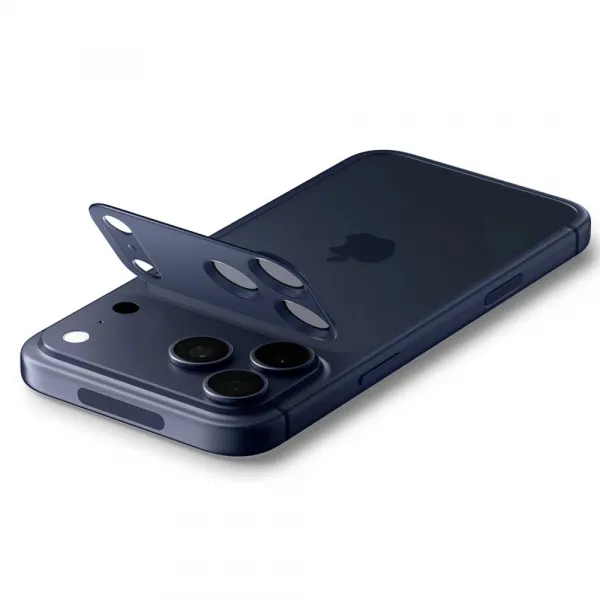 Spigen Optik Pro XL TR EZ Fit ochrana fotoaparátu, iPhone 17 Pro Max, modrá