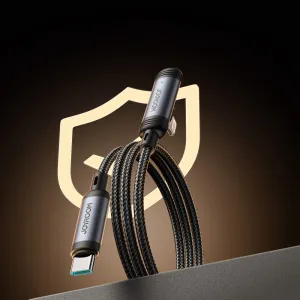 Joyroom S-A56 EnjoyX Series 90° kábel USB-C - Lightning, 30W, 1,2 m, čierny
