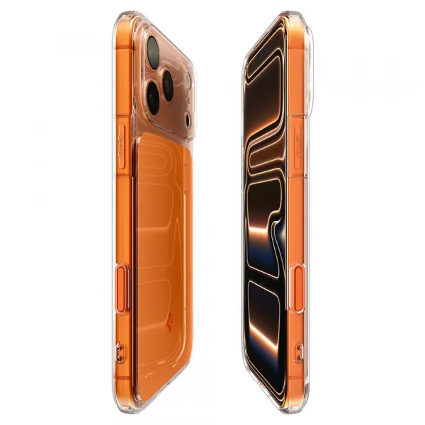 Spigen Ultra Hybrid "T" Mag s MagSafe, iPhone 17 Pro Max, oranžové