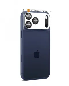 Spigen Optik Pro XL TR EZ Fit ochrana fotoaparátu, iPhone 17 Pro Max, čierna