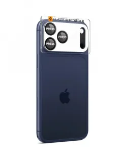 Spigen Optik Pro XL TR EZ Fit ochrana fotoaparátu, iPhone 17 Pro, čierna