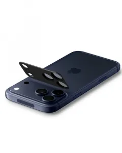 Spigen Optik Pro XL TR EZ Fit ochrana fotoaparátu, iPhone 17 Pro, čierna