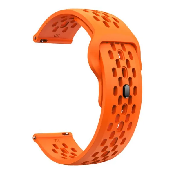 AIRY Univerzálny silikónový remienok pre hodinky so šírkou 20mm oranžový