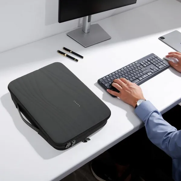 BANGE BG-8018 Priestranná taška pre notebook do 14" BLACK + GREY