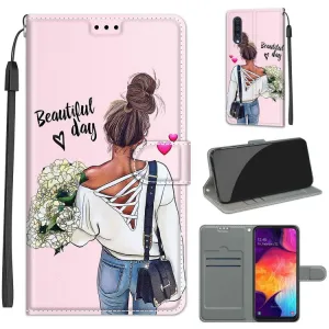 ART Peňaženkový kryt pre Samsung Galaxy A50 GIRL
