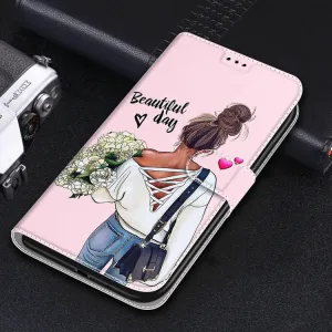 ART Peňaženkový kryt pre Samsung Galaxy A50 GIRL