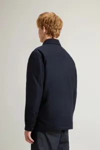 Bunda Woolrich Alaskan Wool Overshirt Melton Blue