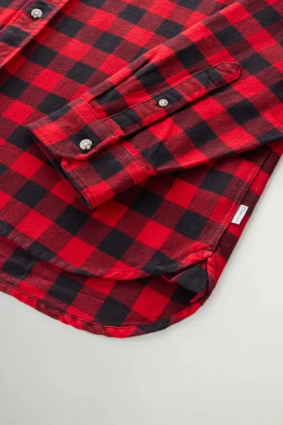 Košeľa Woolrich Traditional Flannel Shirt Red Buffalo