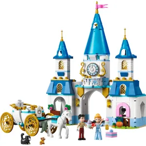 LEGO® Disney™ 43275 Popoluškin zámok a kočiar s koňmi