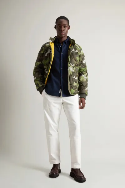 Košeľa Woolrich Light Flannel Shirt Melton Blue